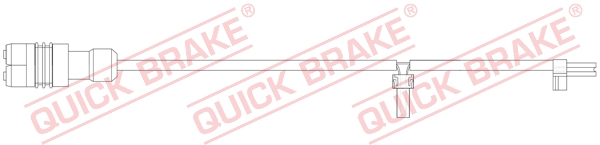 Czujnik zużycia klocka